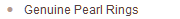 Genuine Pearl Rings