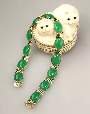 Buy Good Fortune Chinese Green Jade Necklace Sterling Silver or 18K Gold  Emerald Candy Jade Circle Pendant Jade Jewelry Gift,wealth Necklace Online  in India - Etsy