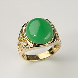 14K-gold-green-jade-ring