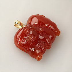 14k-gold-ruby-pig-red-jade-pendant